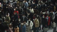 Suasana Arus Balik Festival Musim Semi di China, Padat Merayap!