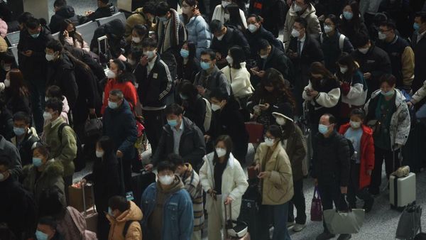 Suasana Arus Balik Festival Musim Semi di China, Padat Merayap!
