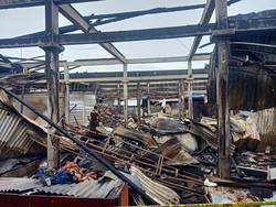 Pemprov Bali Bantu Pemilik Kios-Perbaikan Pasar Lelateng Pasca Kebakaran