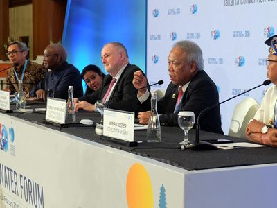Momen Menteri Basuki Kumpul Bareng Delegasi World Water Forum di Jakarta