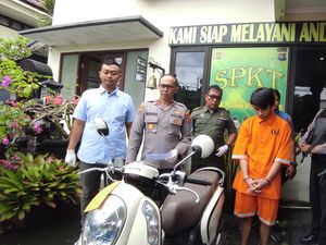 Karyawan Minimarket di Denpasar Dibekuk, Ganti Pelat-Gunakan Motor Curian