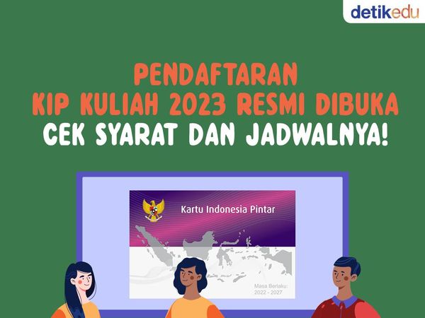 Infografis: Pendaftaran KIP Kuliah 2023 Dibuka, Cek Syarat-Jadwalnya!