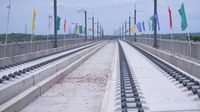 Progres Kereta Cepat Terkini: Landasan Tempat Rel Bertumpu Rampung