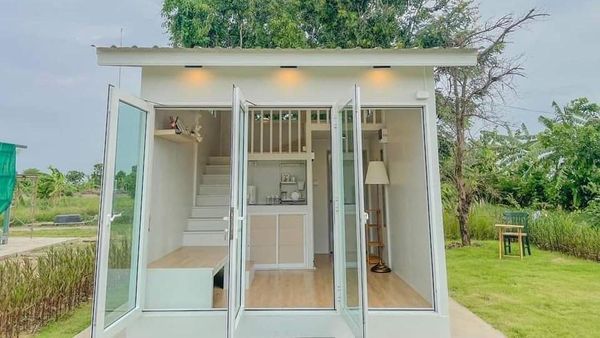 8 Potret Rumah Mungil di Tengah Sawah, Dalamnya Estetik Bikin Terpukau