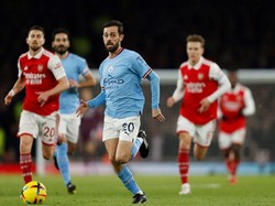 Kemampuan Versatile Bernardo Silva Bantu Man City Kalahkan Arsenal