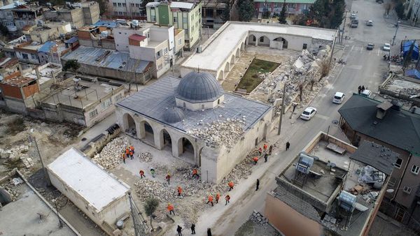 72 Masjid di Adiyaman Rusak Imbas Gempa Turki