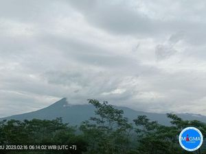 Gunung Semeru Keluarkan Guguran Lava Pijar, Jarak Luncur 300 Meter