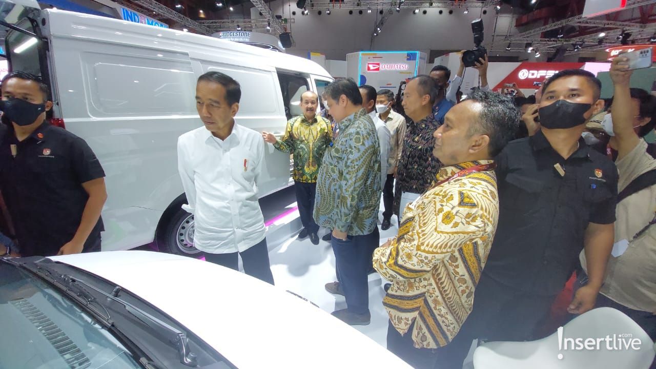 Jokowi saat peresmian IIMS 2023.