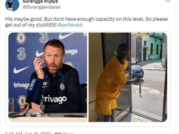 Meme Kocak Chelsea Kalah Lagi, Graham Potter Ikut Jadi Korban