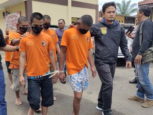 Polisi Tangkap 10 Pencuri di Lebak, 15 Motor Curian Disita