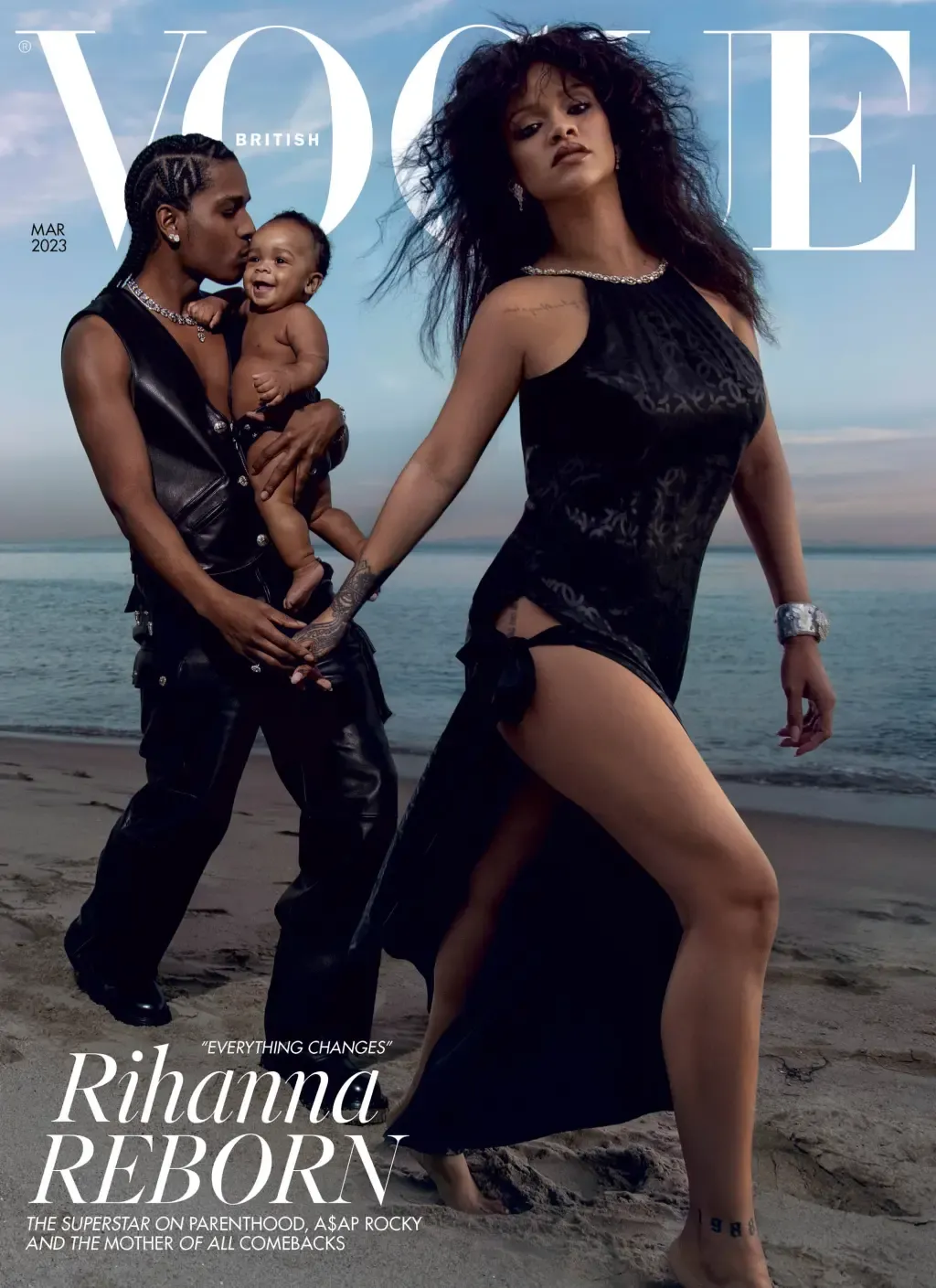 Rihanna di cover British Vogue Maret 2023