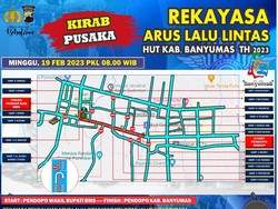 Ada Kirab Pusaka HUT ke-452 Banyumas Minggu Besok, 10 Simpang Ditutup