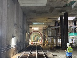 Proyek MRT Fase 2, Stasiun Bundaran HI-Thamrin-Monas Telah Terhubung