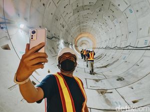 Menelusuri Terowongan Stasiun Monas MRT Fase 2