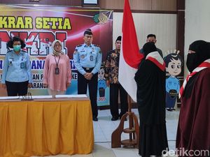 3 Napi Terorisme Perempuan di Semarang Nyatakan Ikrar Setia NKRI