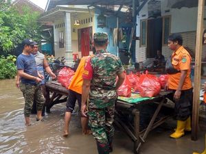 Giliran Kota Pasuruan Terendam Banjir Imbas Meluapnya Sungai Welang