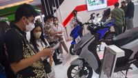 Hall Khusus Motor Listrik Diserbu Pengunjung IIMS 2023