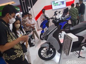 Hall Khusus Motor Listrik Diserbu Pengunjung IIMS 2023