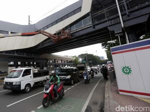 Hampir Rampung, Halte TransJ Segera Terintegrasi dengan Stasiun Juanda Hampir Rampung, Halte TransJ Segera Terintegrasi dengan Stasiun Juanda