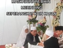 Viral Bikin Merinding, Pengantin di Lombok Ini Minta Kain Kafan Sebagai Mahar