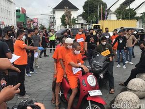 Rekonstruksi Pembacokan Titik Nol Jogja, 15 Adegan 3 TKP Rekonstruksi Pembacokan Titik Nol Jogja, 15 Adegan 3 TKP