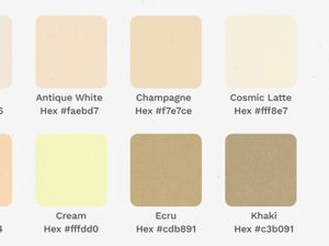 Mengetahui Karakteristik Warna Cream dan Kombinasi Warnanya