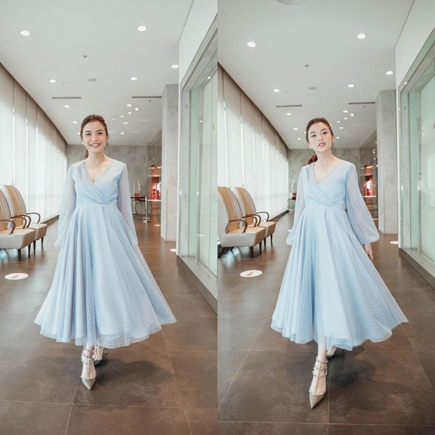 Chelsea Olivia dengan Flare Dress Chelsea Olivia