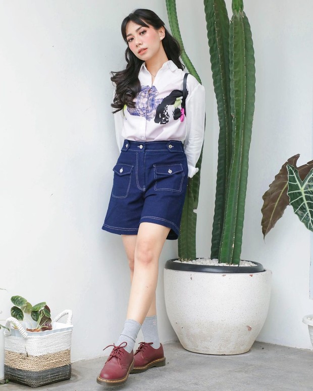 Outfit simpel Abel Cantika/Sumber: IG @abellyc