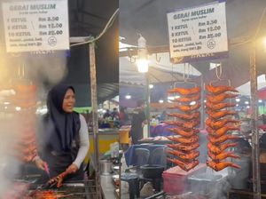 Keren! Penjual Ayam Bakar Ini Jago Bahasa Korea Saat Layani Pelanggan