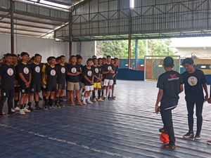 Relawan Ganjar Milenial Gelar Turnamen Futsal U-17 di Sumba Timur