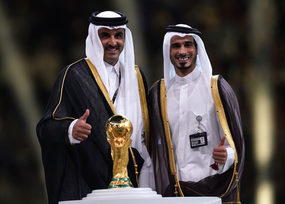 Sheikh Jassim Al Thani (kanan) (Foto: PA Images via Getty Images/Mike Egerton - PA Images)