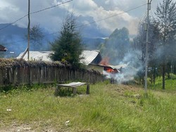 KKB Kembali Berulah, Bakar Rumah juga Tembaki TNI-Polri di Ilaga
