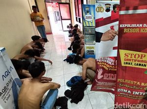 21 Anggota Geng Motor di Wangon Banyumas Ditangkap saat Mau Tawuran