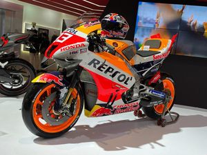 Motor MotoGP Marc Marquez Mejeng di IIMS 2023, Keren Abis
