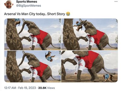 Meme Kocak Arsenal Depak Man City dari Puncak Liga Inggris