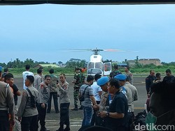 Evakuasi Udara Heli Rombongan Kapolda Jambi Dilanjutkan Besok
