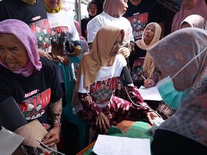 Relawan Ganjar Gelar Cek Kesehatan Gratis untuk Masyarakat Banjar