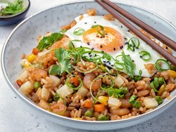 Resep Nasi Goreng Rumahan, Pakai Ebi dan Sayuran yang Sedap