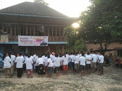 Relawan Ganjar Sumsel Beri Training Public Speaking bagi Pemuda-Petani