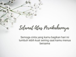 50 Ucapan Selamat buat Pengantin Baru yang Berkesan, Simple hingga Lucu