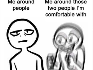 10 Meme yang Pas Buat Si Paling Introvert, Kamu Banget Nggak Nih?