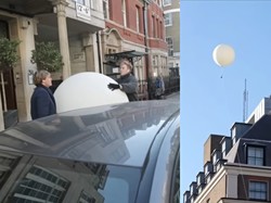 YouTuber Bikin Prank Balon Mata-mata di Atas Kantor Kedutaan China