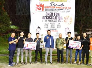 Bupati Beri Selamat buat Pemenang Turnamen Mobile Legends HUT Sinjai