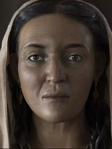 Ilustrasi perempuan Hinat yang hidup di Arab Saudi