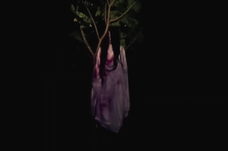 Penampakan Kuntilanak. (Foto: Istimewa)
