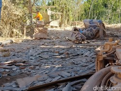 Blarrr! Ledakan Kembali Terjadi di Lokasi Petasan Meledak Blitar
