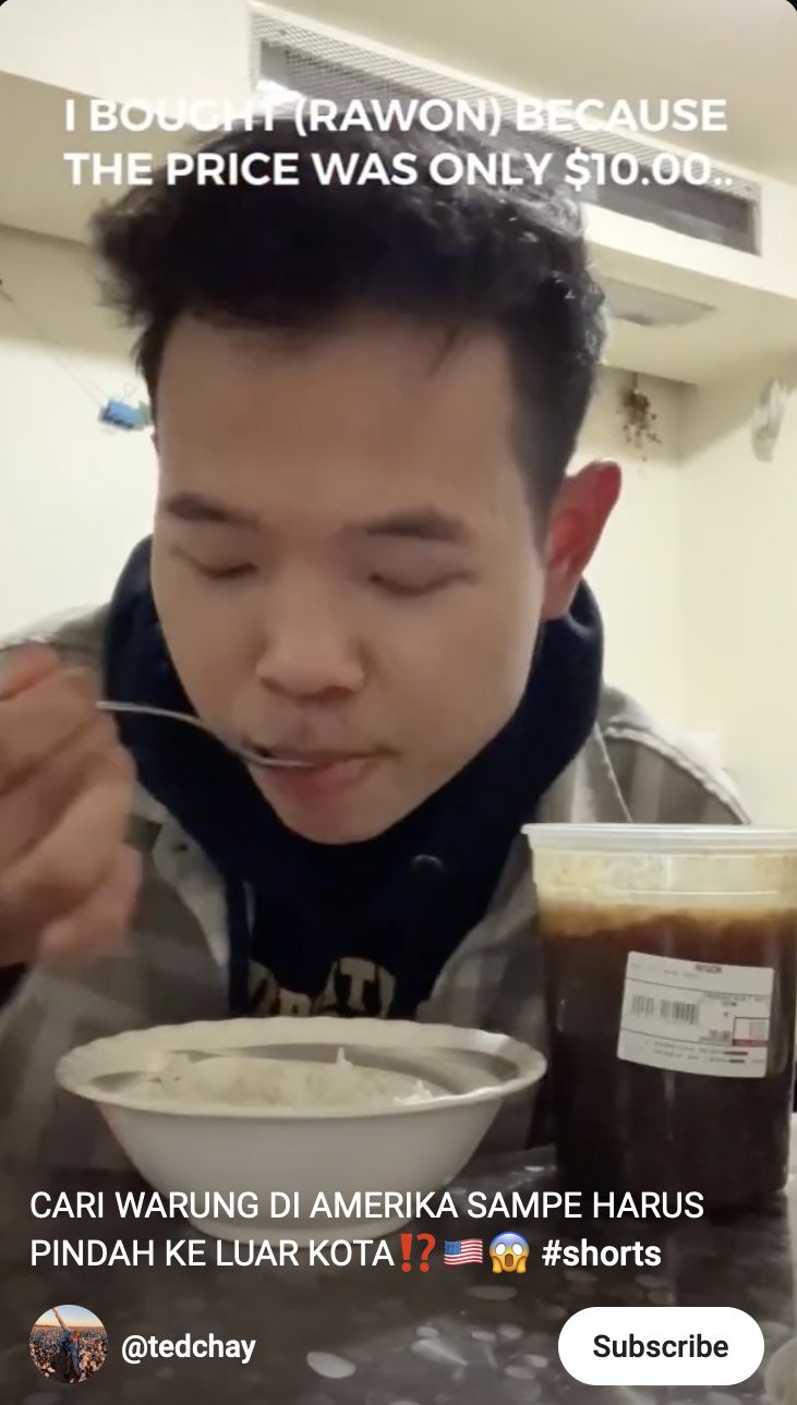Pria Ini Rela Berkendara 2 Jam Demi Seporsi Rawon Rp 150 Ribu di Amerika