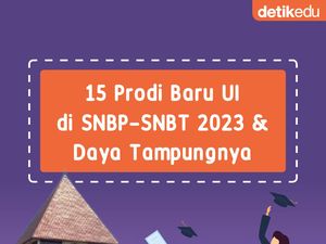 Infografis: 15 Prodi Baru UI di SNBP-SNBT 2023 & Daya Tampungnya