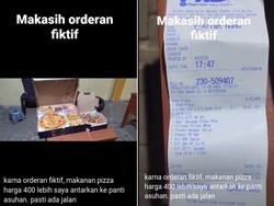Dapat Orderan Fiktif Pizza Rp 459 Ribu, Driver Ojol Pilih Sumbangkan ke Panti Asuhan