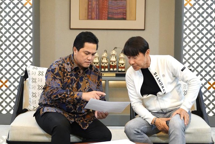 erick thohir shin tae-yong shin tae yong ketum pssi pssi timnas indonesia sty